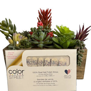 New Color Street Nail Polish Strips • Less Bitter More Glitter • Glitter Overlay